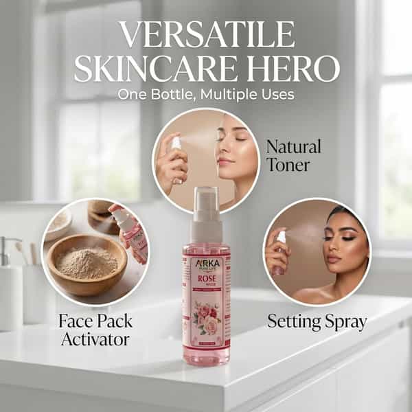 Arka Pure Life Premium Rose Water Face Mist Spray (100Ml)