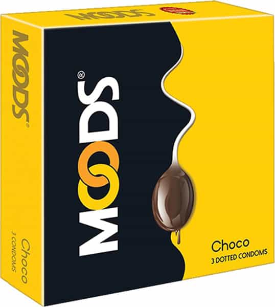 Moods Choco Dotted Condom Pack Of 3'S