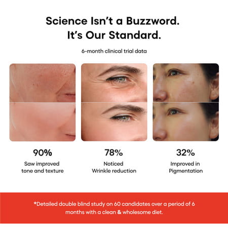 Yourhappylife Collagen Naked | Unflavored Marine Collagen Peptides With Vitamin C - 25 Sachets