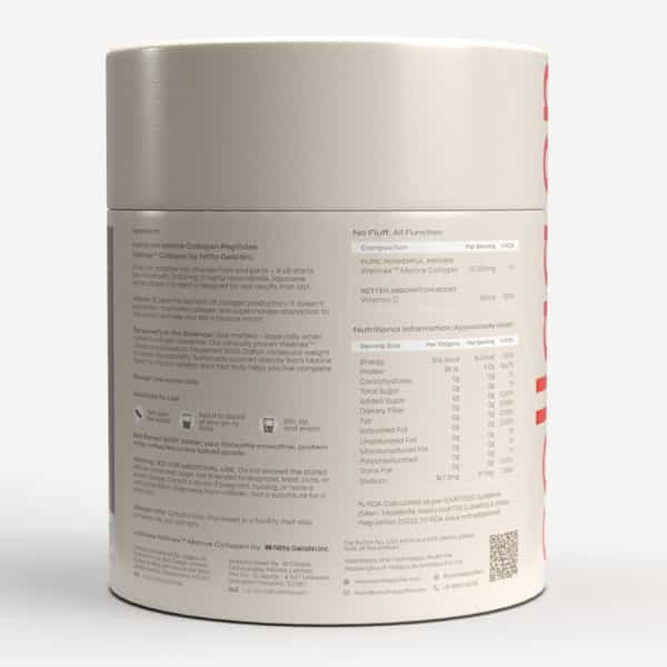 Yourhappylife Collagen Naked | Unflavored Marine Collagen Peptides With Vitamin C - 25 Sachets