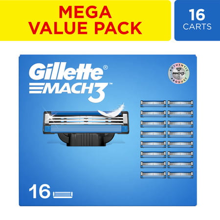Gillette Mach 3 Shaving Blades Pack Of 16