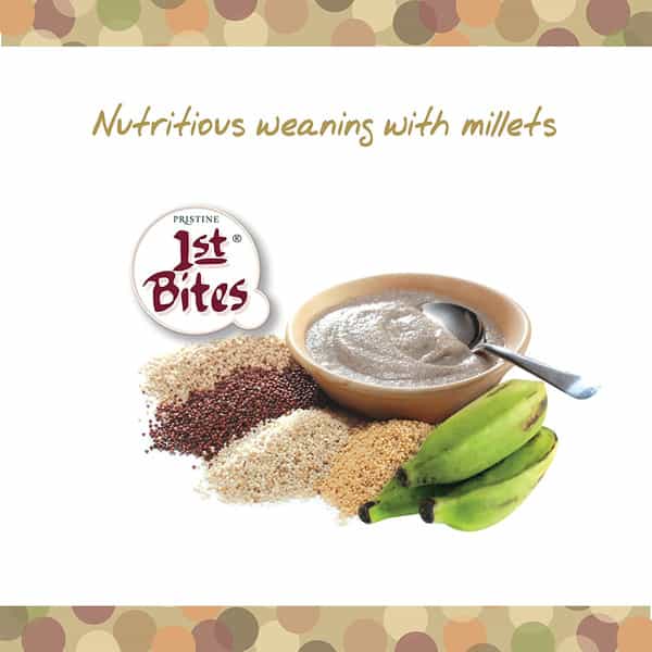1St Bites Mixed Millet And Banana Refill Powder 300 Gm