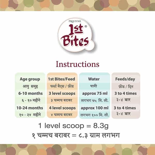 1St Bites Mixed Millet And Banana Refill Powder 300 Gm