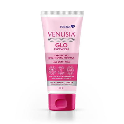 Venusia Glo Facewash For All Skin Types 100 Gm