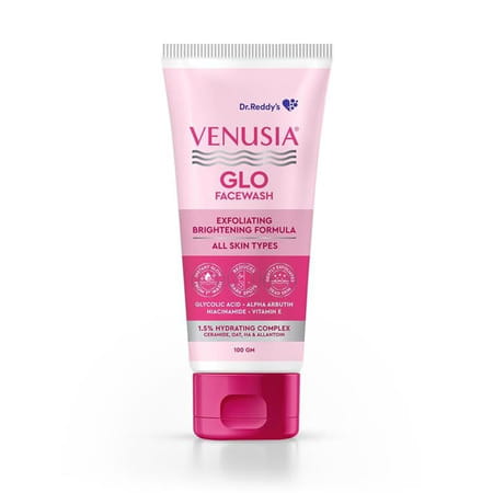 Venusia Glo Facewash For All Skin Types 100 Gm