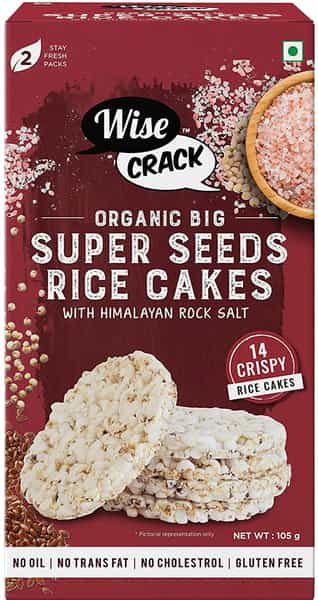 Wise Crack Organic Rice Brown Rice Quinoa Power Super Seeds Flax Lovers |105G Each (Pack Of 4)
