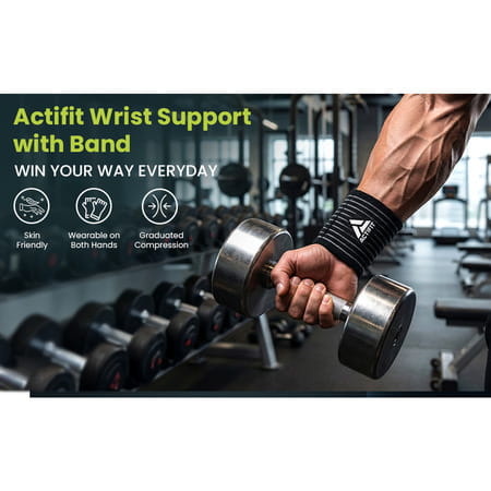 Actifit Wrist Support With Adjustable Band - Compression Brace - Free Size