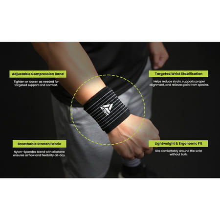 Actifit Wrist Support With Adjustable Band - Compression Brace - Free Size