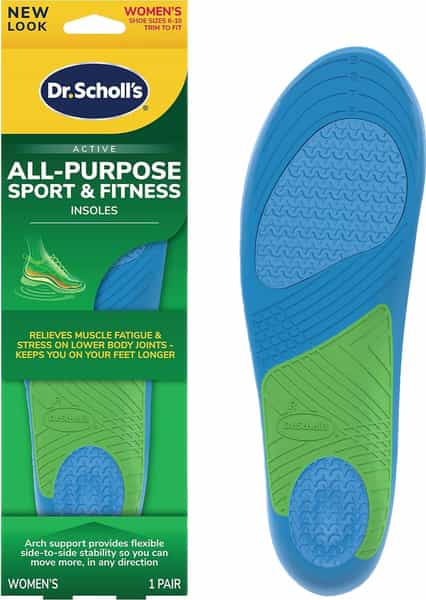 Dr. Scholl Athletic Series Sport Insoles For Women | 1 Pair | Size 6-10