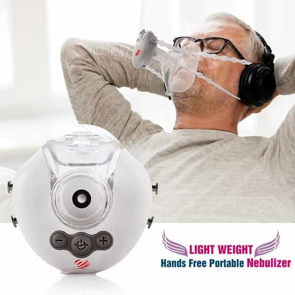 Easycare (German Tech.) Hand Free Portable Mask Mesh Nebulizer