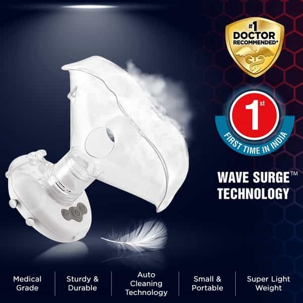 Easycare (German Tech.) Hand Free Portable Mask Mesh Nebulizer