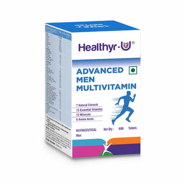 Healthyr-U Advanced Men Multivitamin Bottle Of 60 Tablets