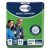 Kare In Classic Adult Diapers Medium Waist Size 76-114 Cm(30"-45") Tape Style Unisex 10 Count