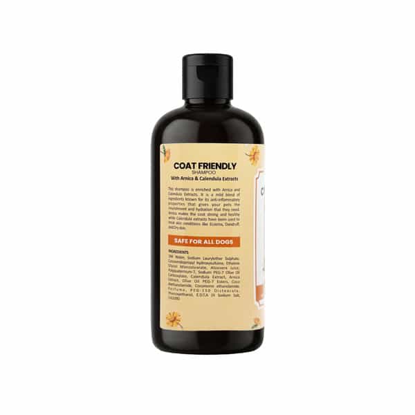 Bakson Veterinary Coat Friendly Shampoo Paraben Free With Arnica & Calendula Extract For Dogs 250 Ml