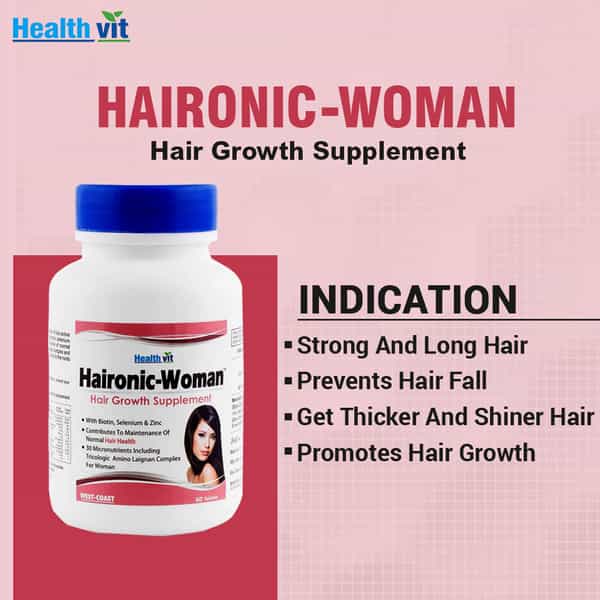 Healthvit Haironic-Woman Hair Growth Formula - 60 Tablets