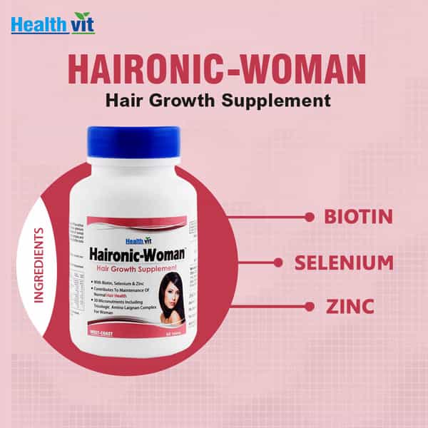 Healthvit Haironic-Woman Hair Growth Formula - 60 Tablets