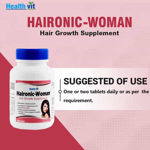 Healthvit Haironic-Woman Hair Growth Formula - 60 Tablets