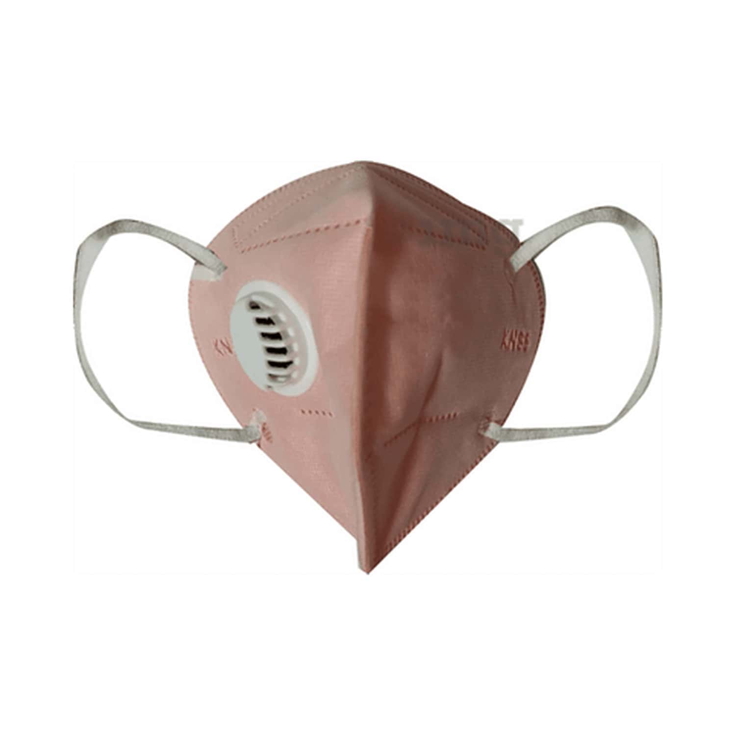 V-Cure Kn95 Mask With Valve Peach
