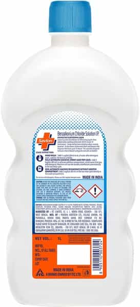 Savlon Laundry Disinfectant & Refreshing Liquid 1000Ml After Detergent Wash Safe On Clothes