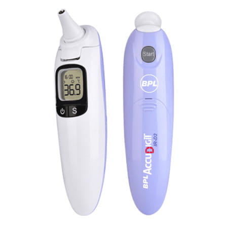 Bpl Medical Technologies Ir-D2 Bpl Accudigit Ir-D2 Non Contact Infrared Thermometer (White)