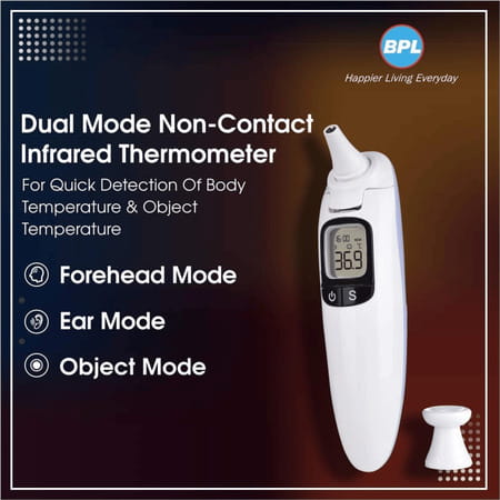 Bpl Medical Technologies Ir-D2 Bpl Accudigit Ir-D2 Non Contact Infrared Thermometer (White)