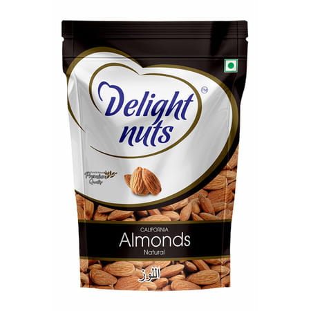 Delight Nuts Calfornia Almonds 100% Natural- Premium Quality 200gm