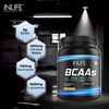 Inlife Bcaa Supplement 7G Amino Acids Instantized For Pre Post &Intra Drink Workout(Pineapple 450G)
