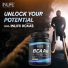 Inlife Bcaa Supplement 7G Amino Acids Instantized For Pre Post &Intra Drink Workout(Pineapple 450G)
