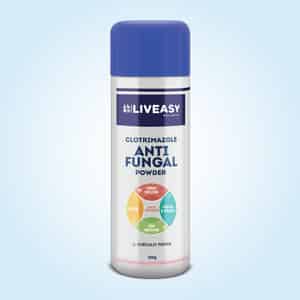 Liveasy Anti-fungal Dusting Powder - 100 Gm - Prickly Heat & Skin Irritation - Clinically Proven