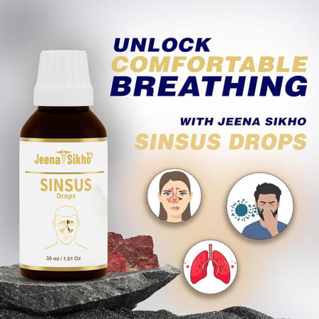 Jeena Sikho Sinsus Drop | Sinus Drop For Nasal Wellbeing | 30ml