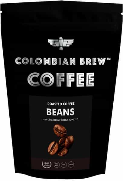 Colombian Brew 100% Arabica Roasted Coffee Beans 150G