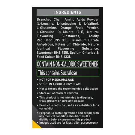 Muscleblaze Bcaa Pro Powder | Powerful Intra Workout (Blueberry Lemonade | 450g | 30 Servings)