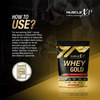 Musclexp Whey Gold Protein -Digestive Enzymes Double Chocolate 1Kg (Pouch) - Raw Material From Usa