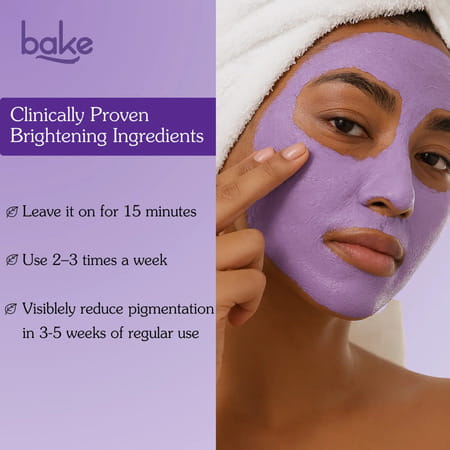 Bake 2% Kojic Acid Dipalmitate Clay Mask For Pigmentation - 100g