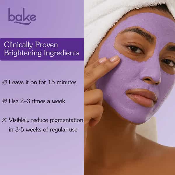 Bake 2% Kojic Acid Dipalmitate Clay Mask For Pigmentation - 100G