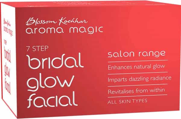 Aroma Magic 7 Step Bridal Glow Facial Kit Salon Range (All Skin Types) - 18Ml+20Gm