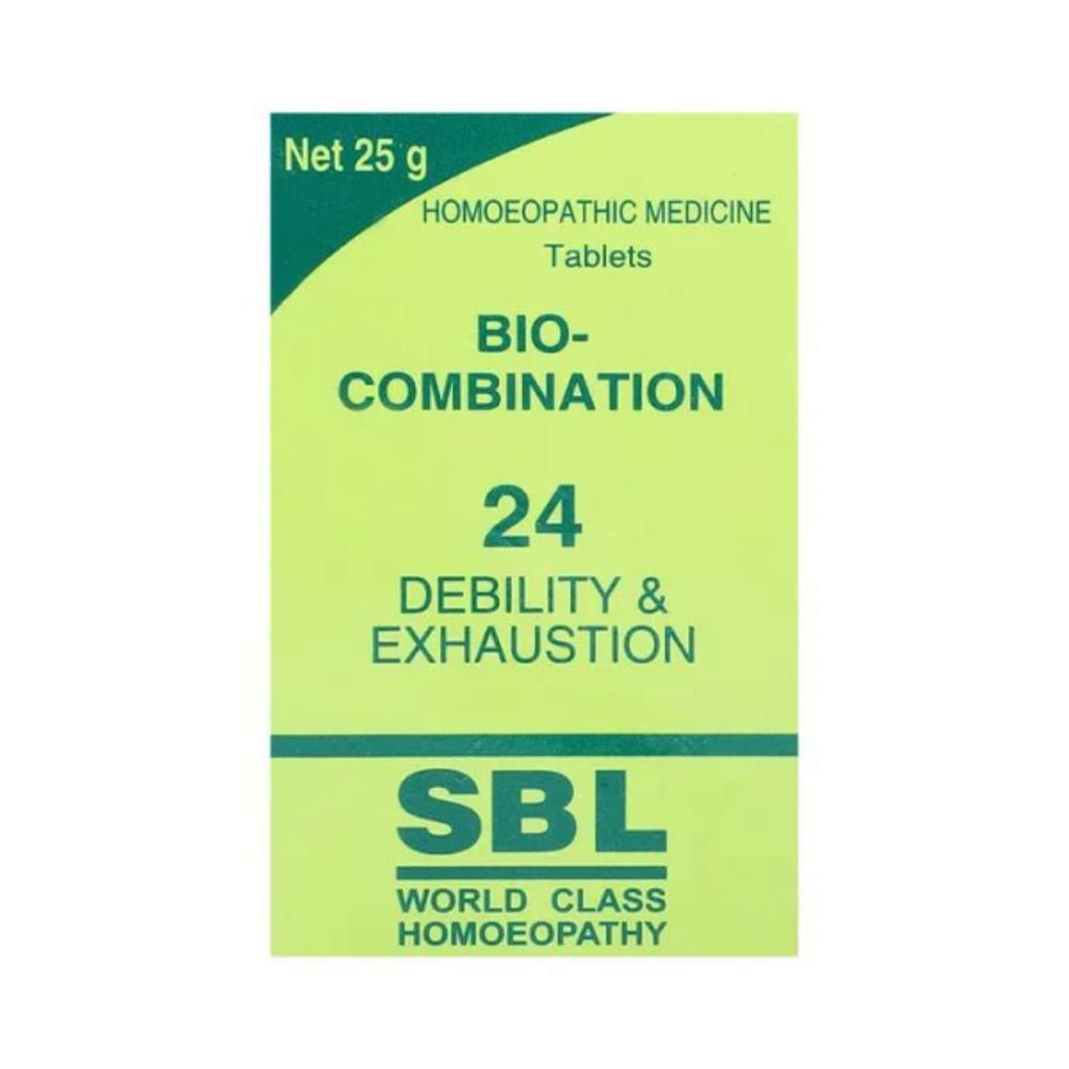 Sbl Bio-combination 24 Tablet 25 Gm Pack Of 3