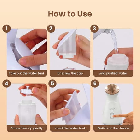 Medtech Handyvap Vap-100 2 In 1 Vaporizer For Cold & Cough + Steamer For Face Steam, Facial Steamer