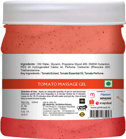 Pink Root Tomato Massage Gel 500ml