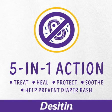 Desitin Baby Diaper Rash Maximum Strength Original Cream 4.8 Oz 136 Gm