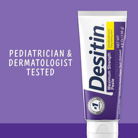 Desitin Baby Diaper Rash Maximum Strength Original Cream 4.8 Oz 136 Gm
