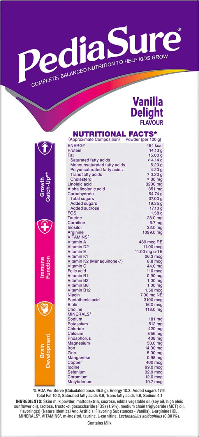 Buy PEDIASURE COMPLETE BALANCED NUTRITION TO HELP KIDS GROW 1 KG