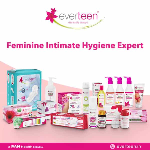Everteen Natural Intimate Foam Wash For Feminine Hygiene In Women 1 Pack- 150Ml