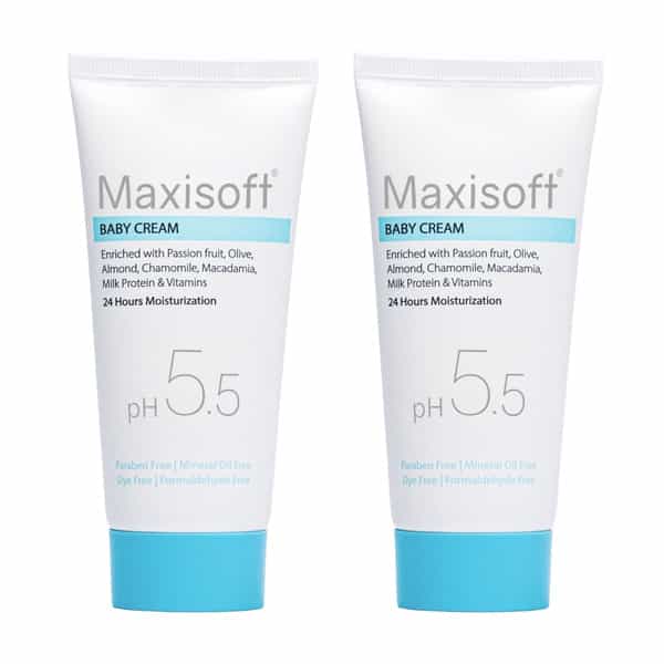 Maxisoft Baby Cream | Ph 5.5 | Tube | 50 Gm | Pack Of 4