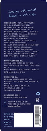 Science Of Him Hair Buddy Hair Growth Tonic