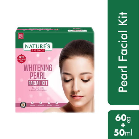 Nature'S Essence Whitening Pearl Facial Kit | Visibly Fairer Skin With A Pearly Glow Facial Kit 75g