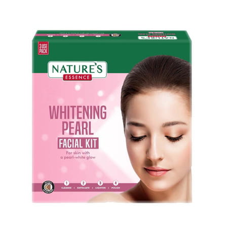 Nature'S Essence Whitening Pearl Facial Kit | Visibly Fairer Skin With A Pearly Glow Facial Kit 75g
