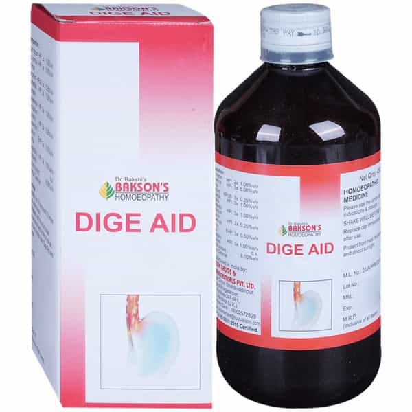 Dr Bakshi's Bakson Homoeopathy Dige Aid Syrup 450 Ml