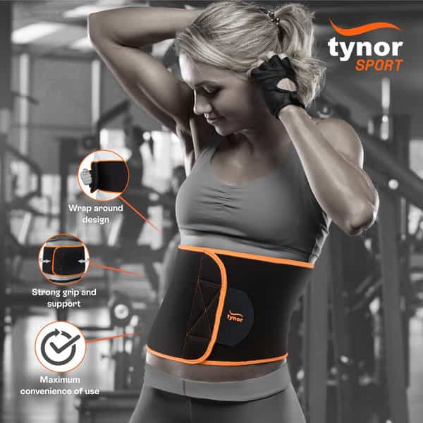 Tynor Abs Support (Neo) Black & Green Universal 1 Unit