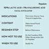Rejusure Lactic Acid 10 + Hyaluronic Acid 1 Facial Exfoliator Exfoliant - 30 Millilitre
